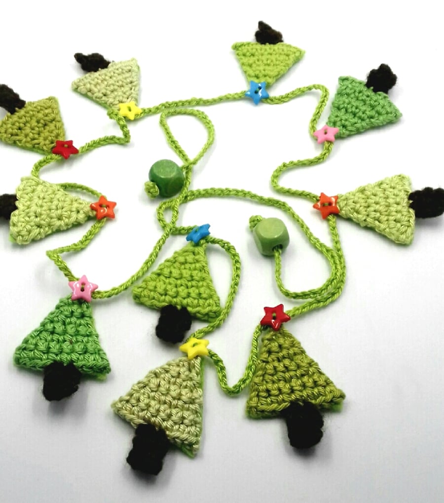 Mini Christmas Tree Bunting 