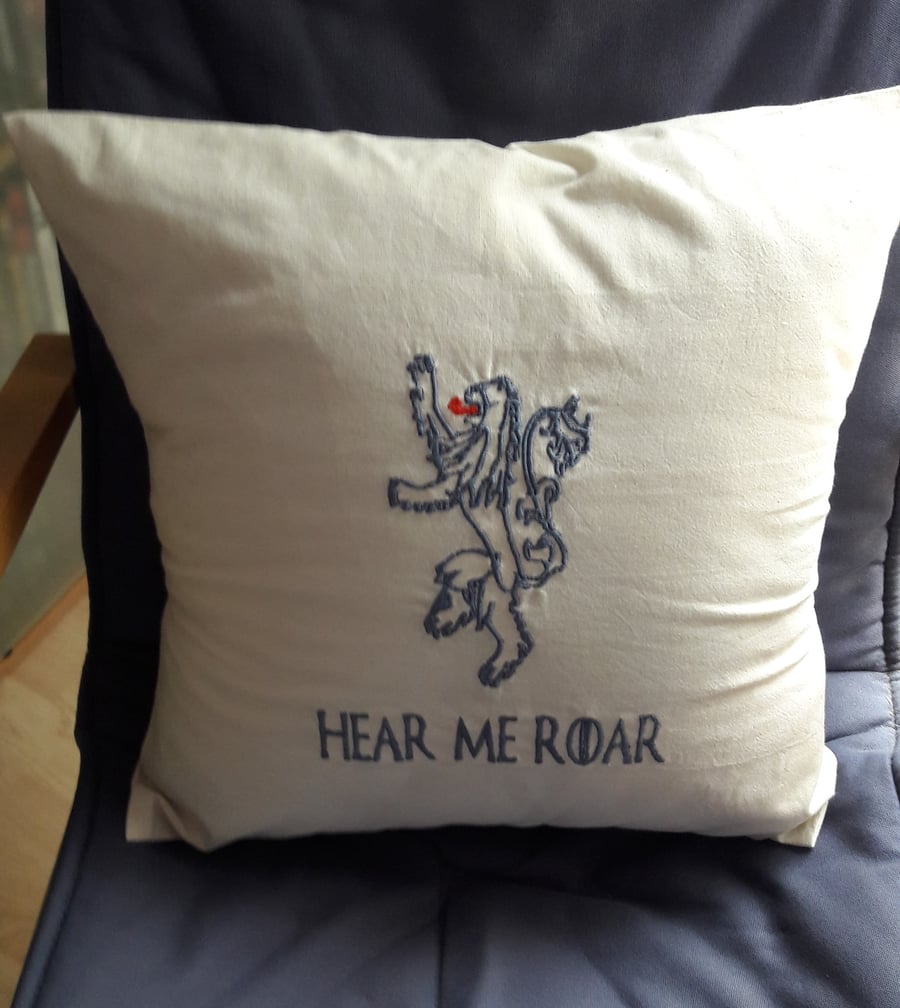 House Lannister Game of Thrones inspired cushion cover