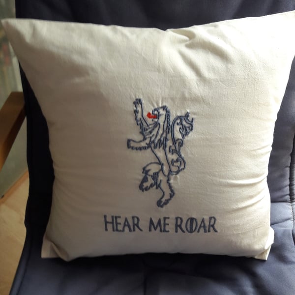 House Lannister Game of Thrones inspired cushion cover