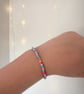 Bubblegum Gold Single Beaded Bracelet - Image 2