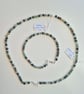 Green Agate Necklace and Bracelet 