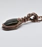 Wire Wrapped Blue Labradorite and Copper One of a Kind Pendant - Image 10