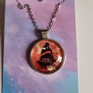 Beautiful Red Admiral Butterfly Photography pendant necklace