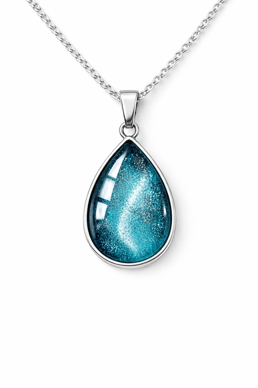 Handcrafted resin pendant