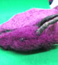 hair accessories dragon Clip rainbow purple   Needle Felted Baby Dragon    - Image 3