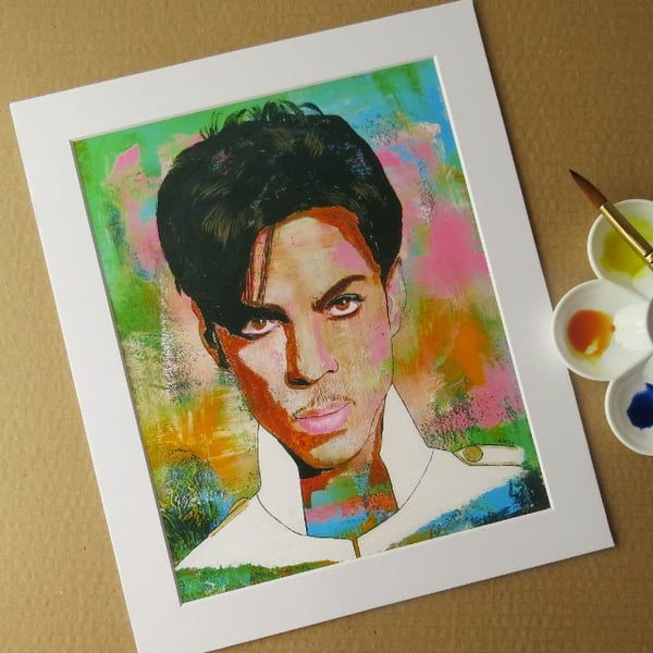 PRINCE - ART PRINT WITH MOUNT