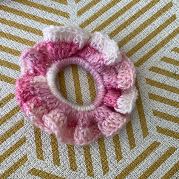 Crochet scrunchie pattern instructions 