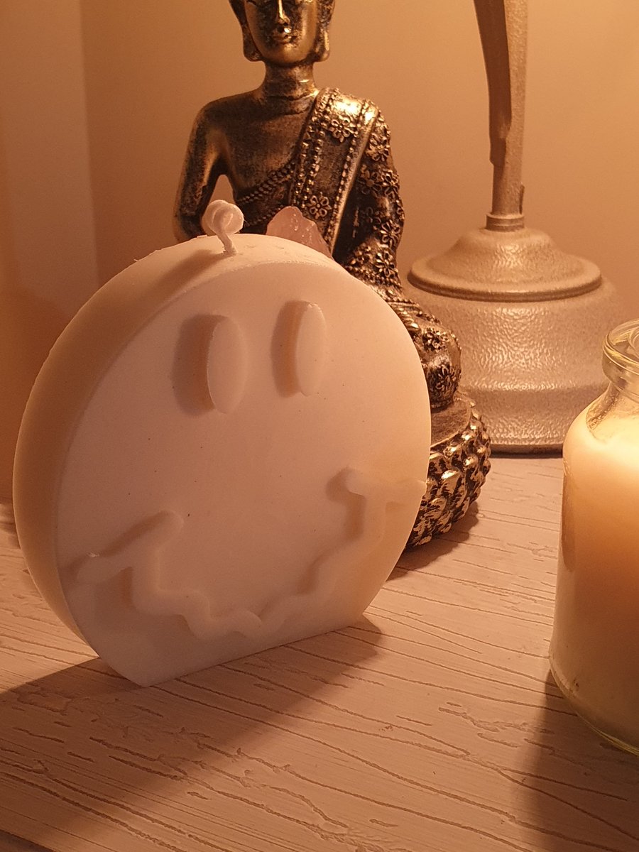 Smiley Face Candle 