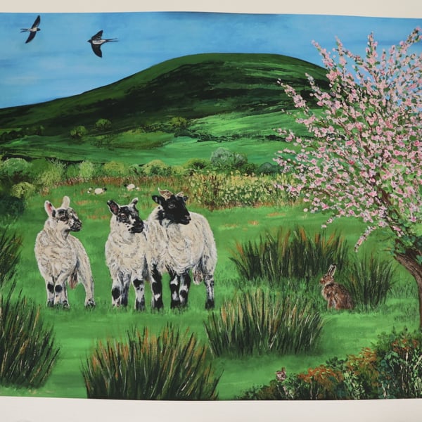 Fermanagh Countryside Scene Limited Edition Giclee Print