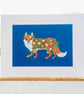 Original Painting Fox painting mounted painting