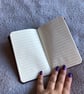 A6: Softcover Purple coloured Leatherbound Notebook 30 lined pages - Image 3