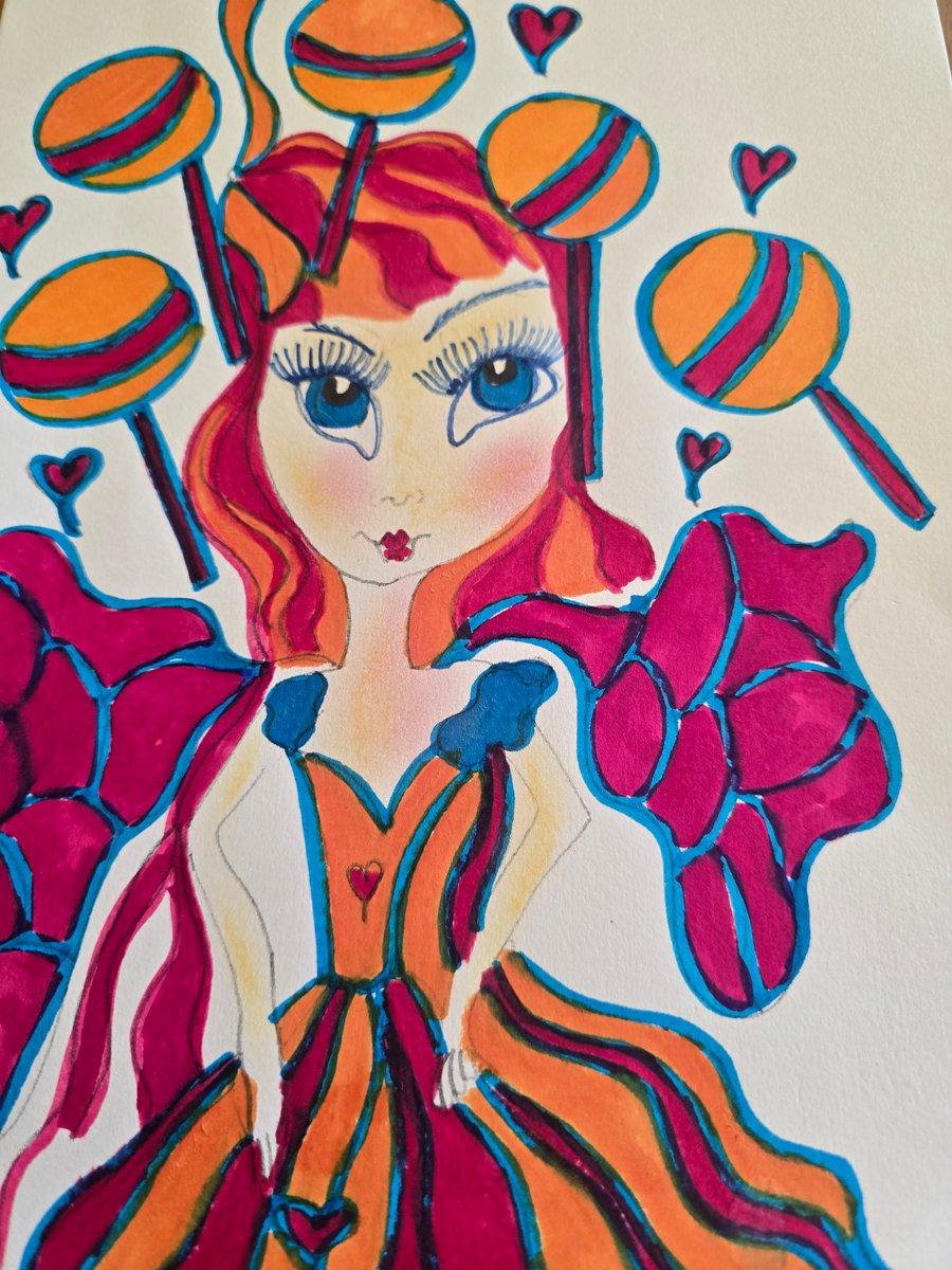 Valentine Fae Drawing 