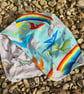 Reversable Bike Helmet Hat Adult L - Pterydactyls & Dinosaurs 
