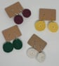 'soft circle' crochet earrings - Image 1
