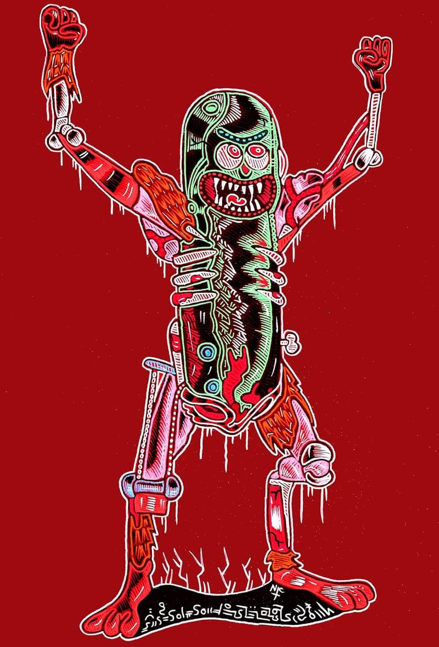 PICKLE RICK BLOOD EDITION