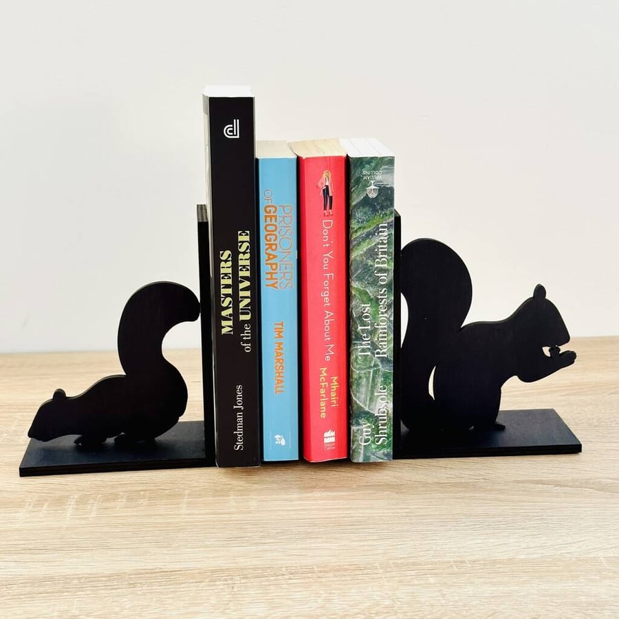 Eco Friendly Squirrel Bookends