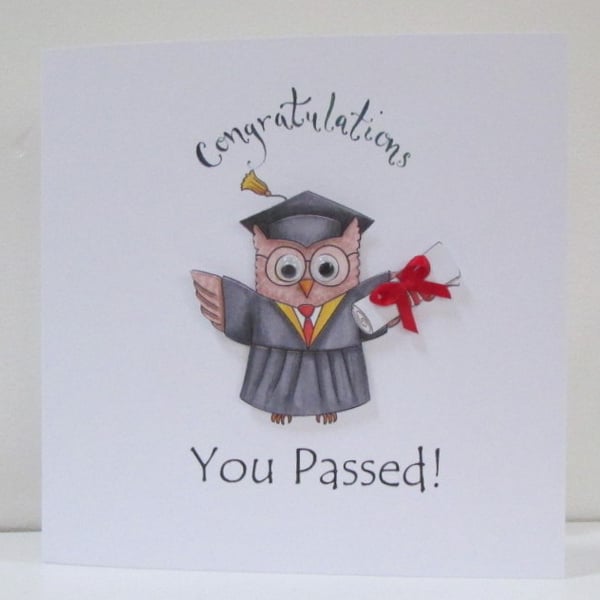 Owl Graduation Card