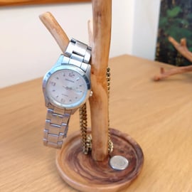 Rustic Jewellery Stand Reclaimed Riverwood Necklace Holder