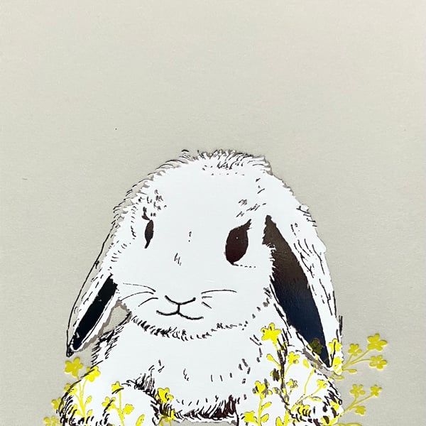 Little Bunny A6 Greetings Card