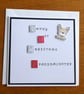 Granddaughter First Christmas Card - Reindeer - Image 8