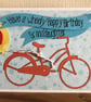 Wheely Happy Birthday Card for a Bicycle Enthusiast Personalisation Available