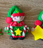 Elves Christmas Tree Ornament Trio  - Image 1