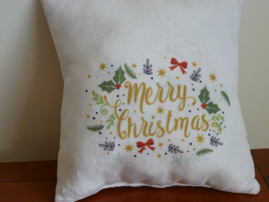 Christmas Verse, Phrase Cushions, Pillows. Reindeer, Santa, Elves and Helpers