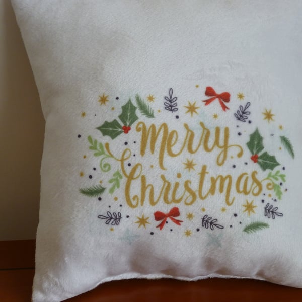 Christmas Verse, Phrase Cushions, Pillows. Reindeer, Santa, Elves and Helpers