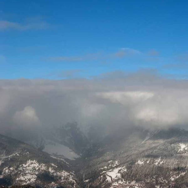 Courchevel 3 Valleys French Alps France Photograph Print