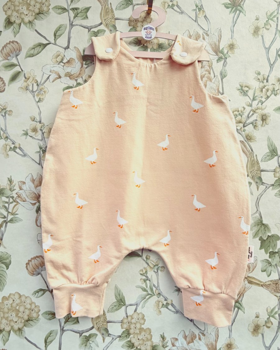 Handmade Goose Baby Romper