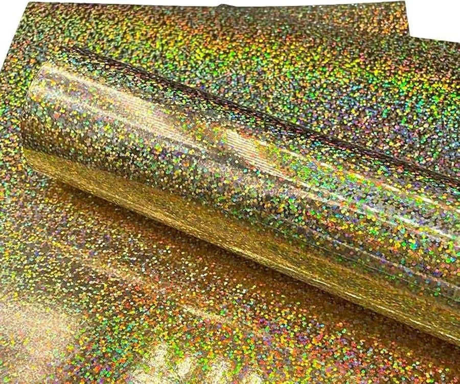 Syntego 5 Sheets A4 Premium Holographic Confetti Effect Card Single Sided 240gsm