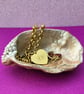 Hand Decorated Oyster Shell Trinket Dish