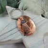 Guardian Angel Bag Charm. Copper with Blue Aventurine Key Ring