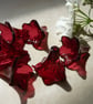 Red Large Trumpet Flower Beads - Image 1
