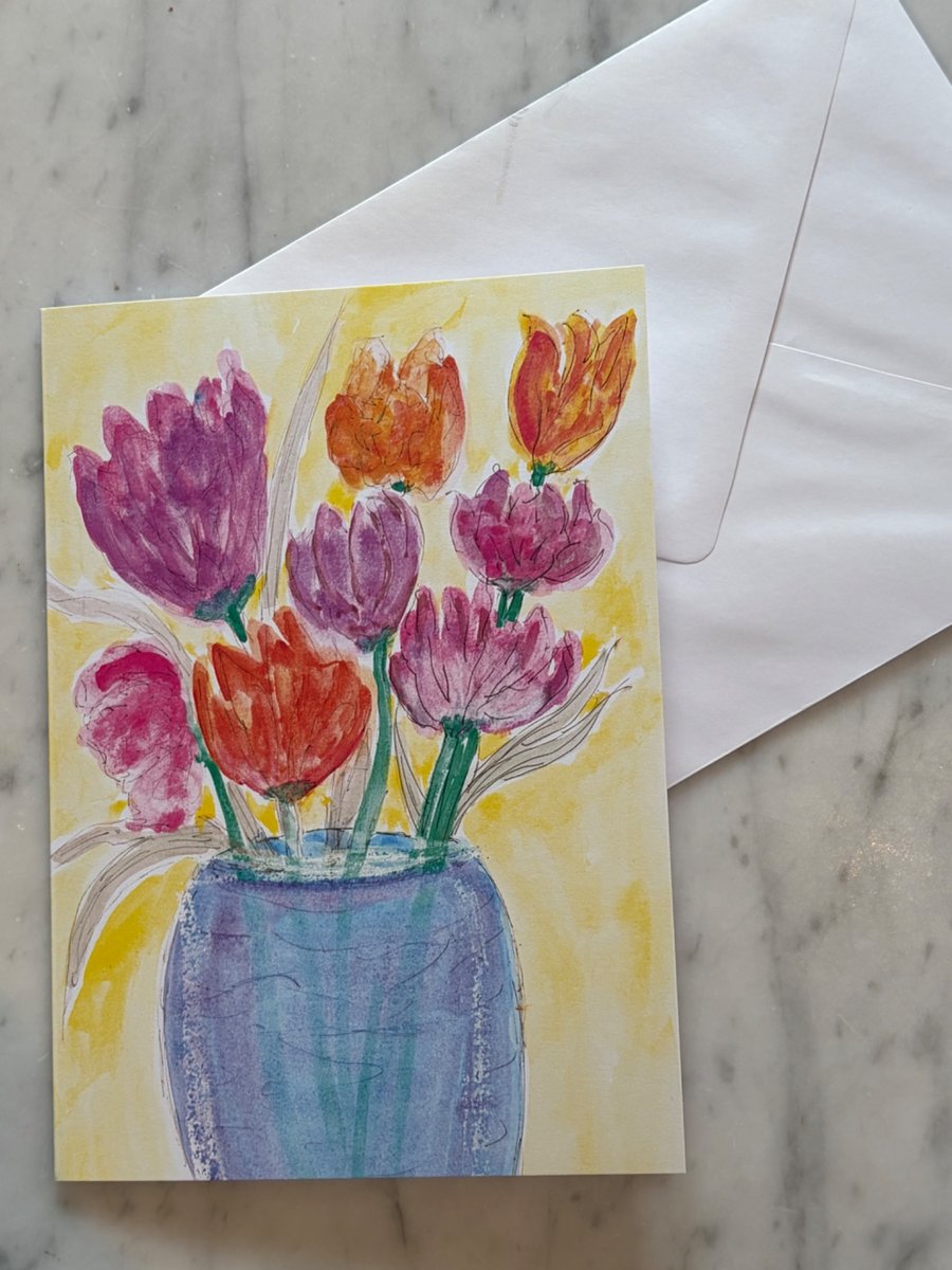 A5 GREETINGS CARD (BLANK INSIDE) HG013