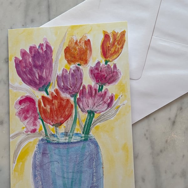 A5 GREETINGS CARD (BLANK INSIDE) HG013