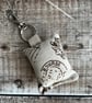 Fabric Keyring with Clasp