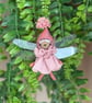 Pink Fairy Miniature Art Doll Hanger Ilse - Image 2