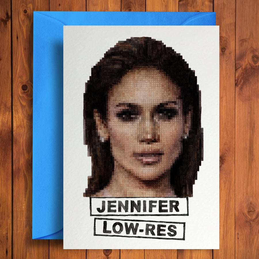 Jennifer Low-res - Funny Birthday Card
