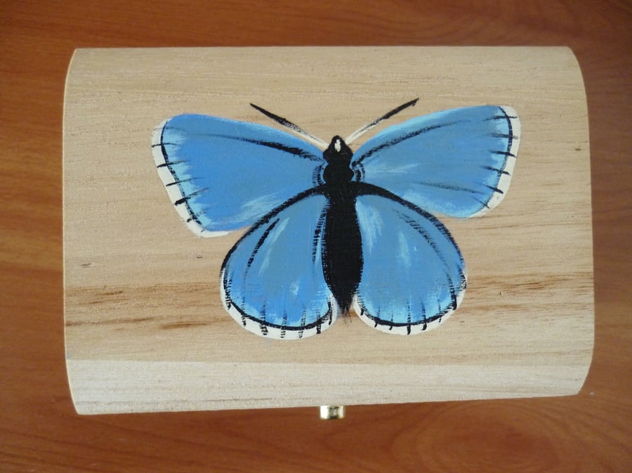 Hand Painted Butterfly Box