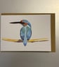 Kingfisher A5 Greeting Card
