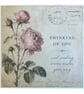 Vintage Botanical Greeting Card. Handmade Parchment Paper Card.  - Image 3
