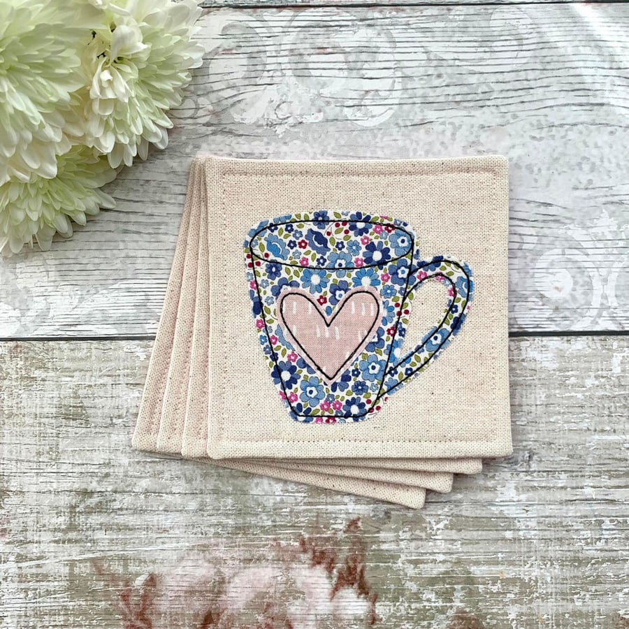 Coasters, set of 4 mug coasters
