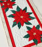  Poinsettia Pattern Runner Quilt  - Image 7