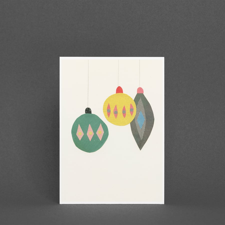 Christmas Card Pack - Baubles