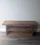Handmade Rustic Solid Wood TV Stand - Angled Console Table - Reclaimed Timber