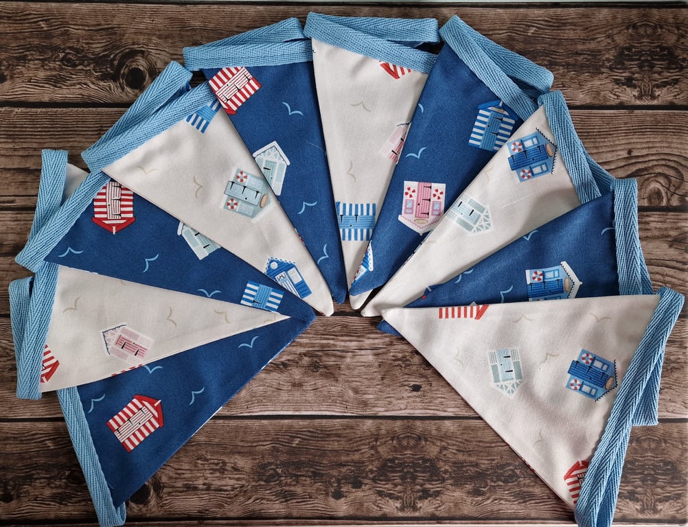 Beach Hut Nautical Bunting