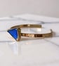 Gold Sea Glass Cuff