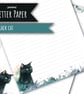 Letter Writing Paper Black Cat - Image 1