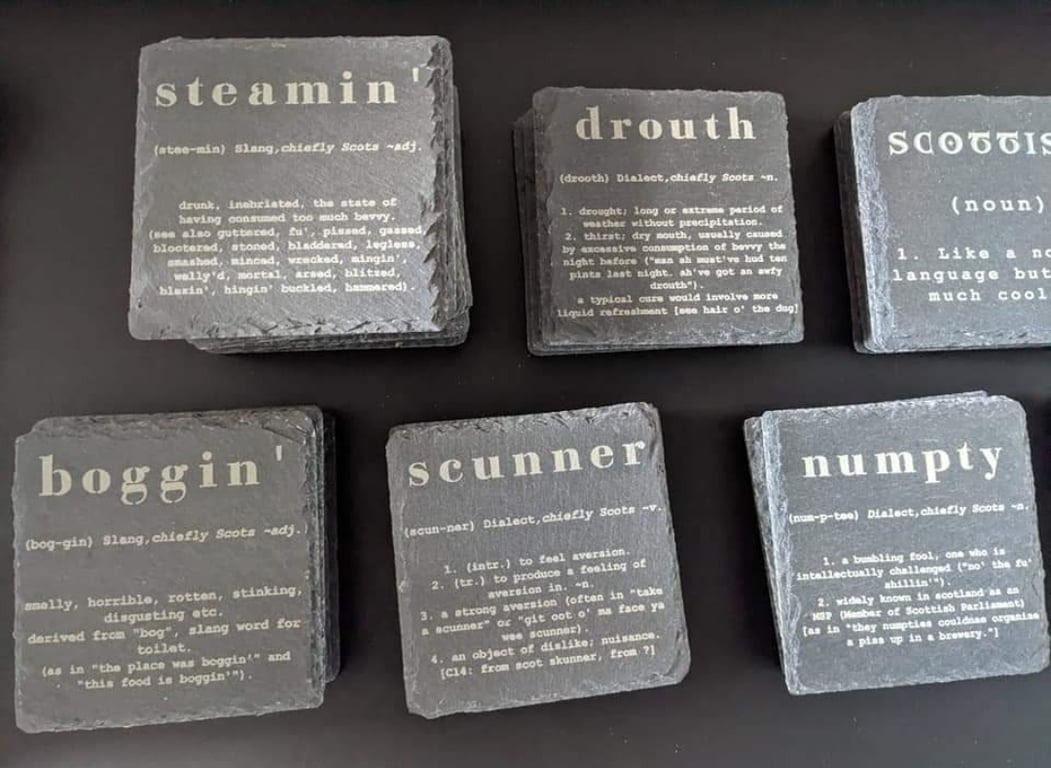 Scottish Slate Coasters